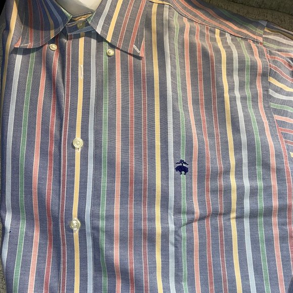 Brooks Brothers 346 Large, multi color shirt - Picture 2 of 5
